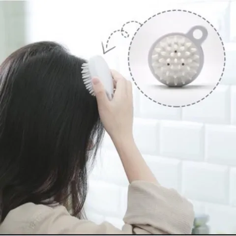 Lược gội đầu Silicon Nhật Giảm rụng tóc - Kích thích mọc tóc, Massage da đầu
