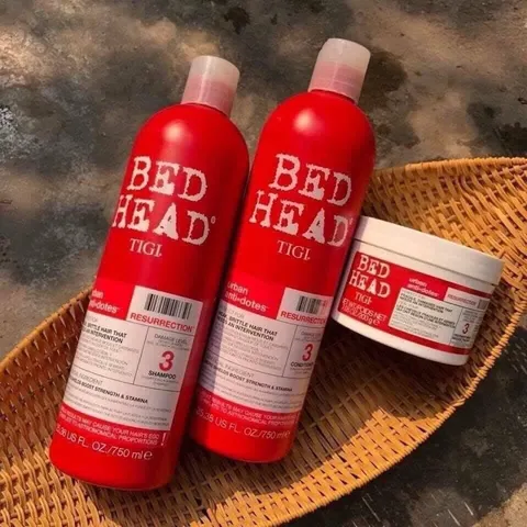 Bộ Dầu Gội Xả Tigi - Bộ Dầu Gội Xả Tigi 750Ml - Bộ Dầu Gội Xả Tigi  Phục Hồi Cấp Độ 3