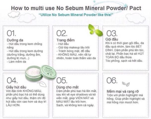 PHẤN PHỦ DẠNG BỘT INNISFREE NO SEBUM MINERAL POWDER