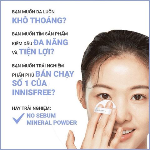 PHẤN PHỦ DẠNG BỘT INNISFREE NO SEBUM MINERAL POWDER
