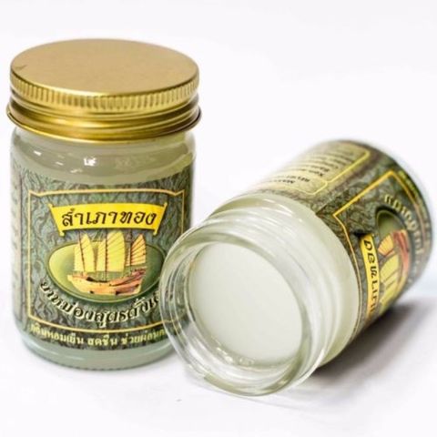 CAM KẾT CHÍNH HÃNG THÁI LAN] Dầu Cù Là Xoa Bóp Cánh Buồm  - MÀU TRẮNG - Mùi Bạc Hà - 50gr
