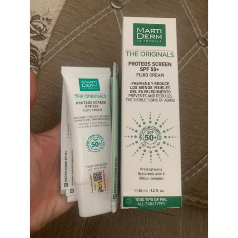 Kem Chống Nắng Marti The Originals Proteos Screen SPF50+ Phổ Rộng Toàn Diện Cho Mọi Loại Da 40ml