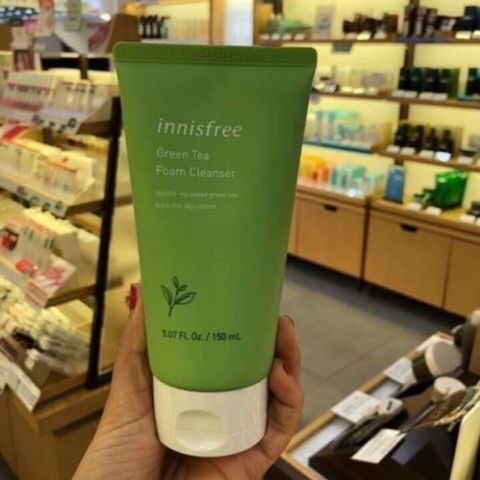 Sữa Rửa Mặt Chiết Xuất Từ Trà Xanh Innisfree Green Tea Foam Cleanser mẫu mới 150ml