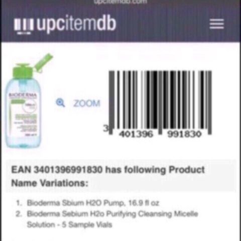 Nước Tẩy trang Bio Sensibio bản giới hạn H20 500ml chuẩn Pháp