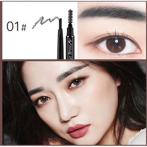 Chì kẻ lông mày 2 đầu không lem tiện lợi