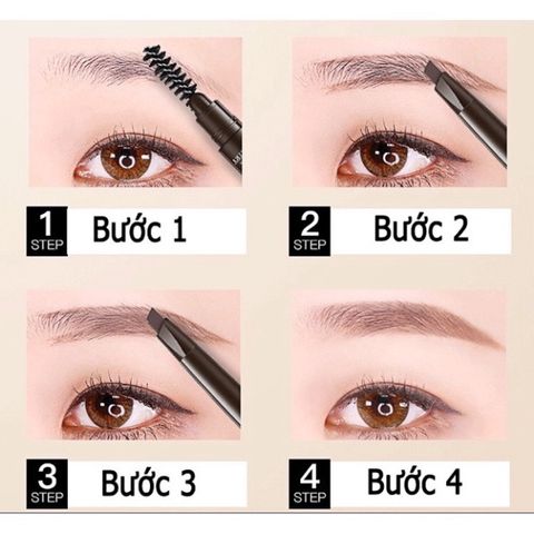 Chì kẻ lông mày 2 đầu không lem tiện lợi