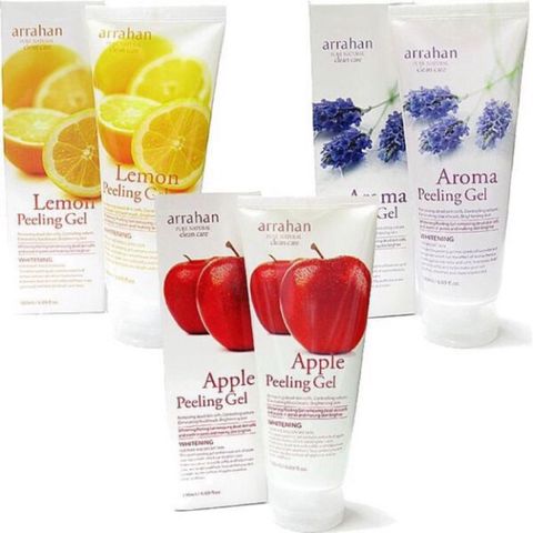 Follow shop 08/06 Gel tẩy da chết hoa quả - trắng da Arrahan Whitening Peeling Gel 180ml
