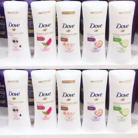 Lăn khử mùi Dove Advanced Care 48h giúp loại bỏ mùi hôi và chống ẩm ướt 74g