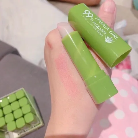 [BÁN CHẠY] Son dưỡng môi Nha đam Hasaya Girl Aloe Vera 99% Thái Lan