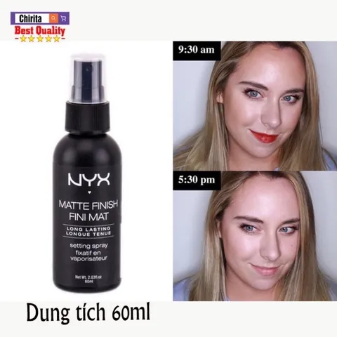 Xịt khoáng khoá make up NYX 60ml