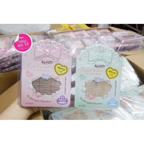 Follow Shop 01/06 Miếng Dán Mí Lưới Keli Allergy Double Eyelid Stickers 60 miếng kèm keo và nhíp gắp