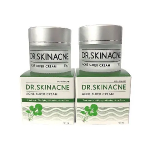 Kem Mụn Rau Má Dr. Skinacne Xóa Thâm Sạch Mụn Mờ Thâm 15g