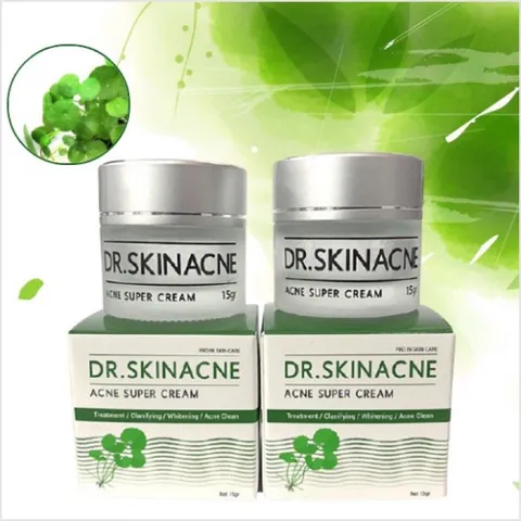 Kem Mụn Rau Má Dr. Skinacne Xóa Thâm Sạch Mụn Mờ Thâm 15g
