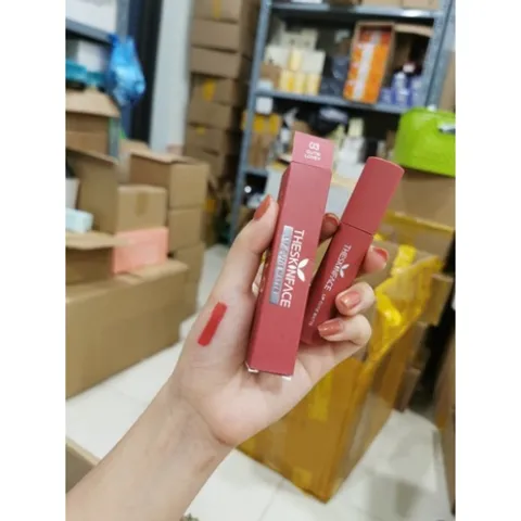 Son kem The Skin Face siêu lì siêu mịn không khô môi CHUẨN AUTH