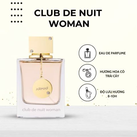 Sữa tắm/ Nước hoa Cao cấp quyến rũ Club De Nuit Woman 360ml/105ml