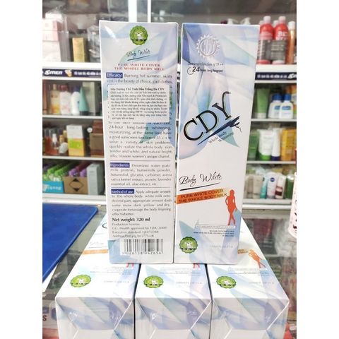 Kem Dưỡng Trắng Da Toàn Thân CDY 320ml chính hãng