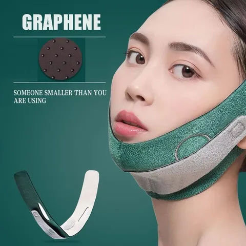 Đai nâng cơ mặt 3D tạo kiểu cằm Vline, mặt nạ nâng cơ mặt tạo cằm chữ V giảm nọng thon gọn mặt