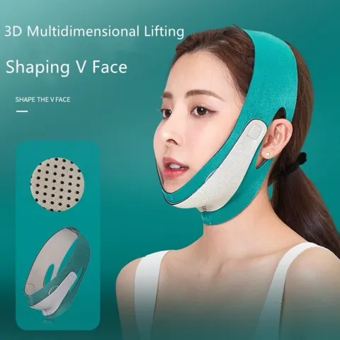 Đai nâng cơ mặt 3D tạo kiểu cằm Vline, mặt nạ nâng cơ mặt tạo cằm chữ V giảm nọng thon gọn mặt
