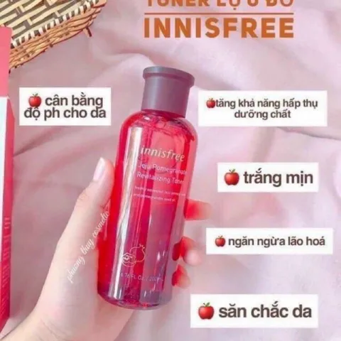 NƯỚC HOA HỒNG LỰU ĐỎ INNISFREE JEJU POMEGRANATE REVITALIZING 200ml