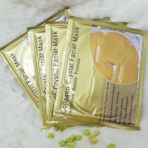 Combo 5 Mặt Nạ Collagen Crystal Facial Mask giúp da mịn màng săn chắc