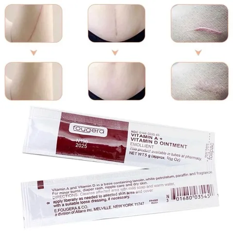 Combo 5 kem Dưỡng ẩm vitamin ad gói  tái tạo môi mày sau xăm kích bong da nhanh, phục hồi