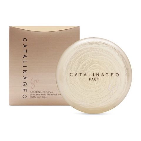 Follow Shop 02/01 Phấn phủ trang điểm siêu mịn Geo Lamy Catalina Golden Pact vàng – Hàn quốc không hộp giấy