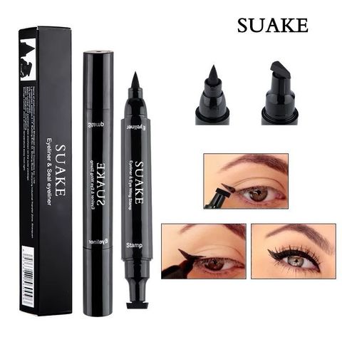 Bút kẻ mắt 2 đầu không thấm nước YNA157 Không lem, chống trôi nhanh khô