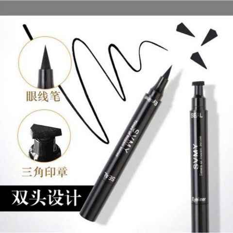 Bút kẻ mắt 2 đầu không thấm nước YNA157 Không lem, chống trôi nhanh khô
