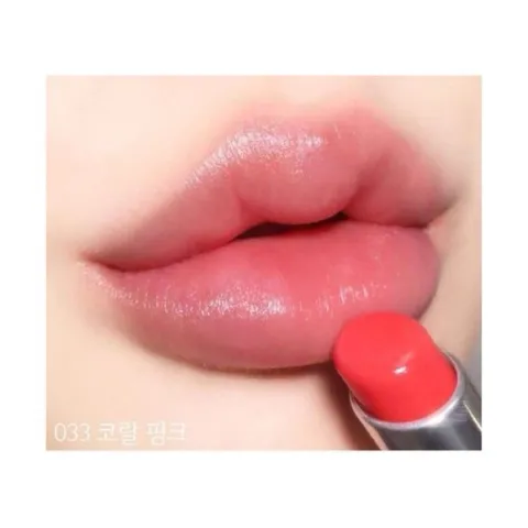 Son Dưỡng Addict Lip Glow Màu 033 Coral Pink hồng san hô