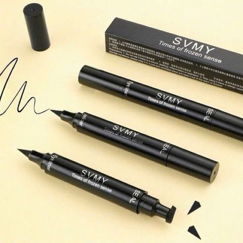 Bút kẻ mắt 2 đầu không thấm nước YNA157 Không lem, chống trôi nhanh khô