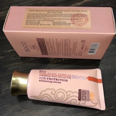 Kem chống nắng trắng da Bigoo 80ml