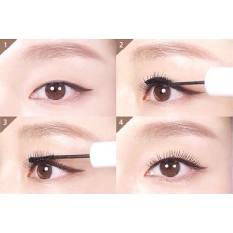 Chải Mascara Thái Lan làm dày, dài cong mi, chuyên dụng cho makeup