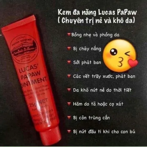 Kem đa năng Lucas Papaw 25g