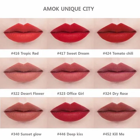 Son lì Amok Unique City Technical Matte Lipstick
