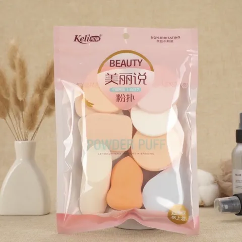 Set 13 bông mút đánh kem phấn Beauty KELI sạch sẽ tiết kiệm
