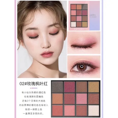 Bảng phấn mắt Color School Lameila 12 ô