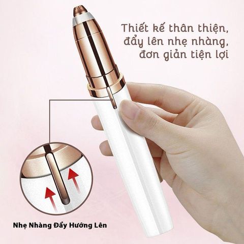 Bút Tỉa Lông Mày Làm Đẹp Đa Năng Có Thể Sạc Lại Kèm Dụng Cụ Cạo Lông Mày