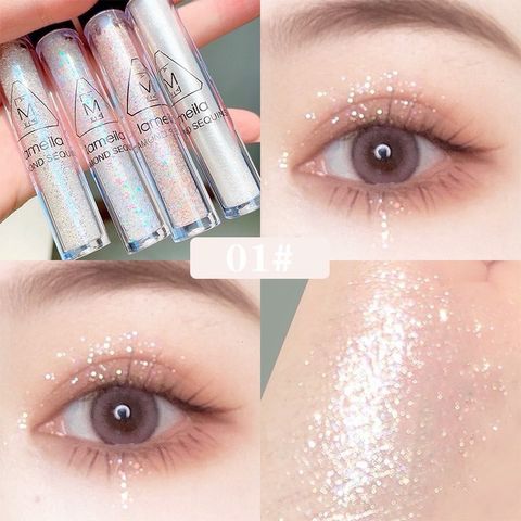 Nhũ mắt Lameila, nhũ bắt sáng phấn highlight kim tuyến lấp lánh trang điểm makeup mắt l