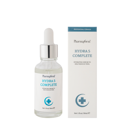 Pharmaform Hydra 5 Serum dưỡng ẩm và Pro-Vitamin B5, giúp hỗ trợ duy trì độ ẩm cho da, mang lại làn da mềm mại, căng mịn .