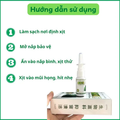 Xịt xoang mũi JIMINGTANG 20ML NỘI ĐỊA Trung
