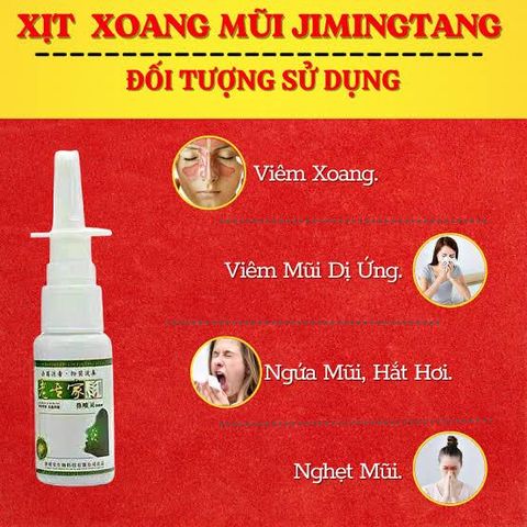Xịt xoang mũi nội địa Trung thảo dược, chiết xuất từ các loại cây cỏ
