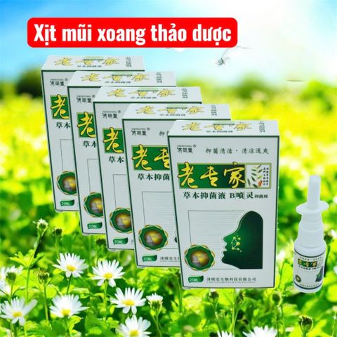 1 hộp Xịt Mũi Xoang Hỗ Trợ Dứt Điểm Xoang Cấp Và Mãn Tính