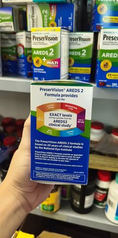 140 viên PreserVision AREDS 2 Formula – Viên uống bổ mắt từ Bausch + Lomb giúp bảo vệ và cải thiện thị lực