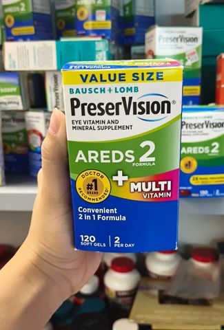 PreserVision AREDS 2 Formula + Multivitamin 120 viên