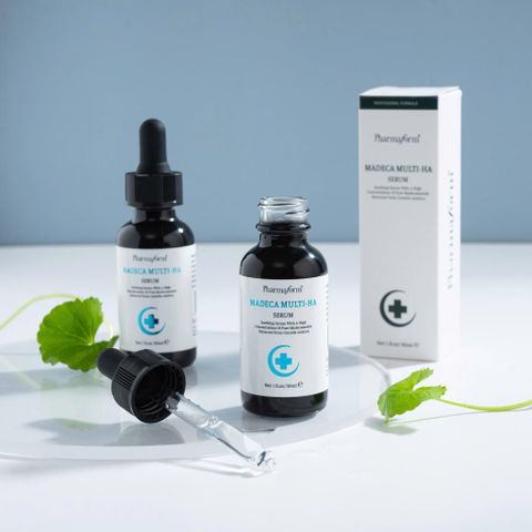 Pharmaform Madeca Multi-HA Serum Tinh chất cho làn da nhạy cảm, dễ tổn thương ấp ẩm bền vững, củng cố hàng rào bảo vệ