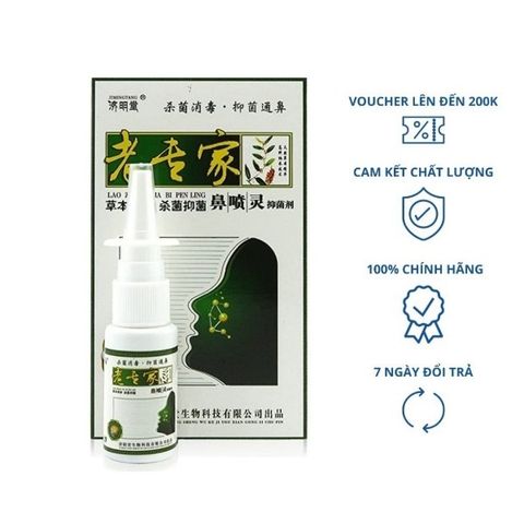 Chai Xịt Mũi Xoang Hỗ Trợ Dứt Điểm Xoang Cấp Và Mãn Tính Nội Địa Trung
