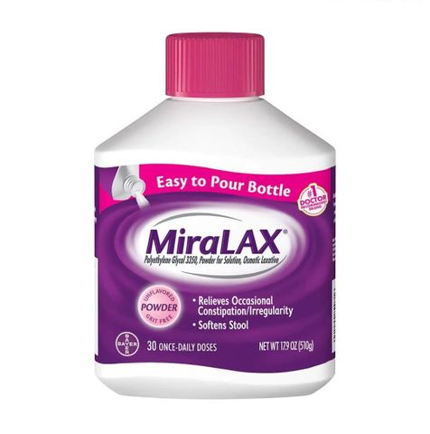Giúp hỗ trợ nhuận tràng, giảm táo bón MiraLAX Powder Laxative 30 liều lượng (510g)