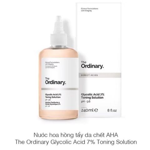 Nước hoa hồng The Ordinary Glycolic Acid 7% Toning Solution pH~3.6 758621