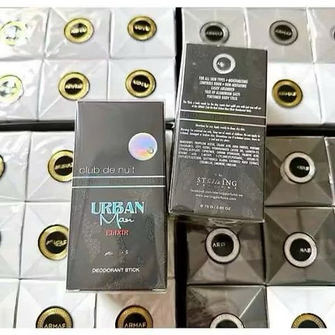 (Chính Hãng full bill) Lăn Sáp khử mùi Cao Cấp Armaf Club De Nuit Woman/Man Deodorant Stick 75g