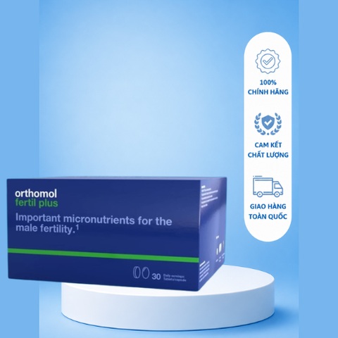 [ Nhập khẩu] Orthomol Fertil plus - Hỗ trợ tăng cường sức khỏe sinh sản ở nam giới